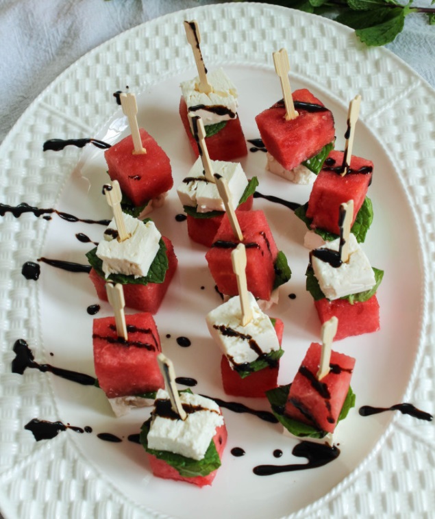 watermelon skewers