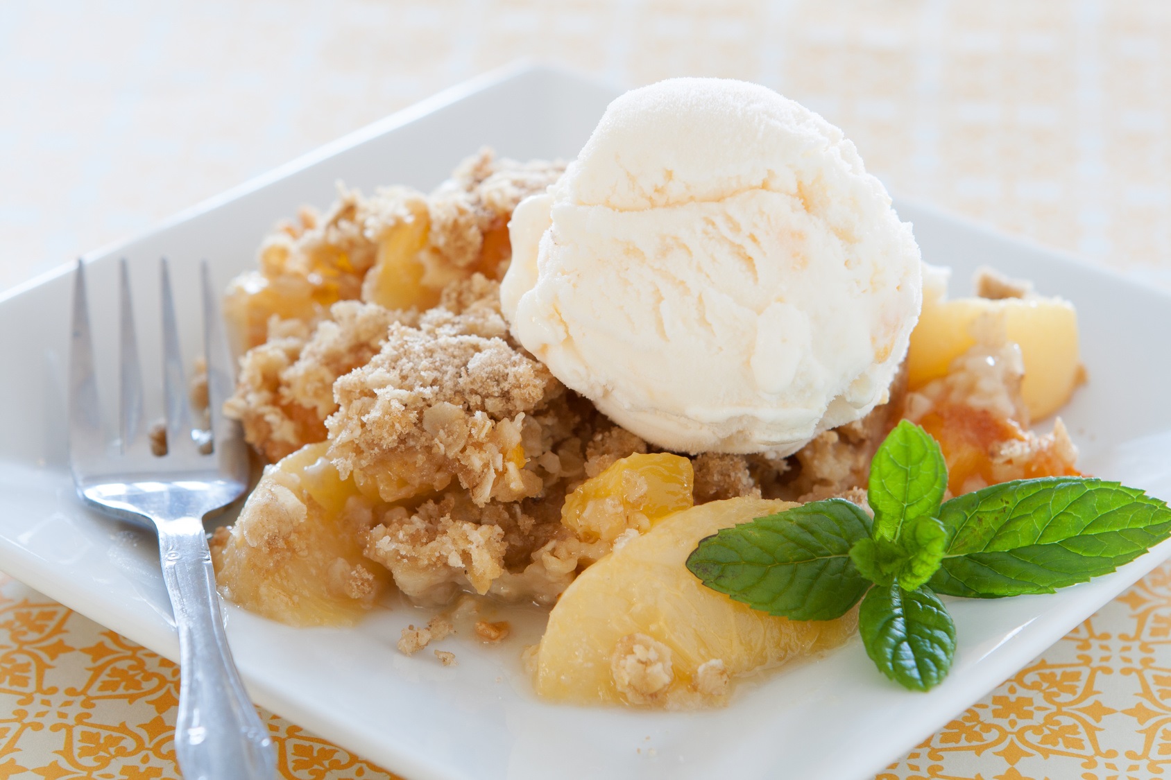 peach crisp