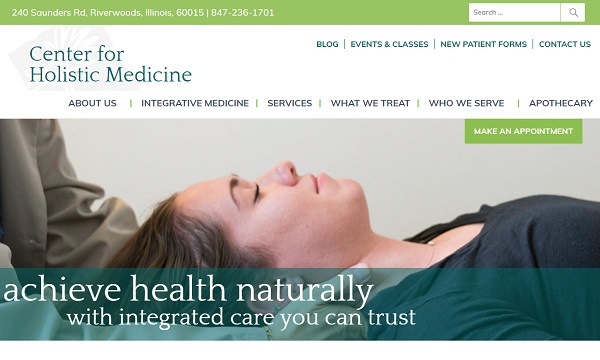 Center for Holistic Medicine website