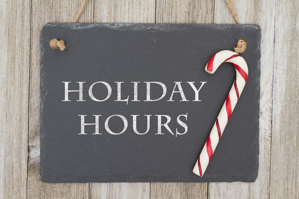 holiday hours